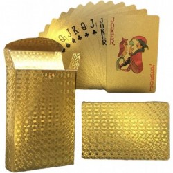 Gold Waterproof Diamond Cards Cool Poker Plastic Play Card Deck Gift Family Party Game Shows Bars for Games Gold Diamond $14....