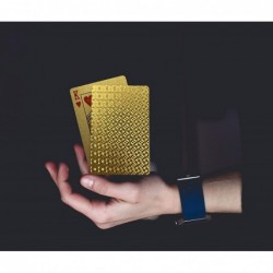 Gold Waterproof Diamond Cards Cool Poker Plastic Play Card Deck Gift Family Party Game Shows Bars for Games Gold Diamond $14....