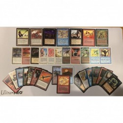 MTG Vintage Collection - 35 Vintage Cards Including 3 Rares - All Cards Circa 1993-1994 - Legends Antiquities The Dark Revise...