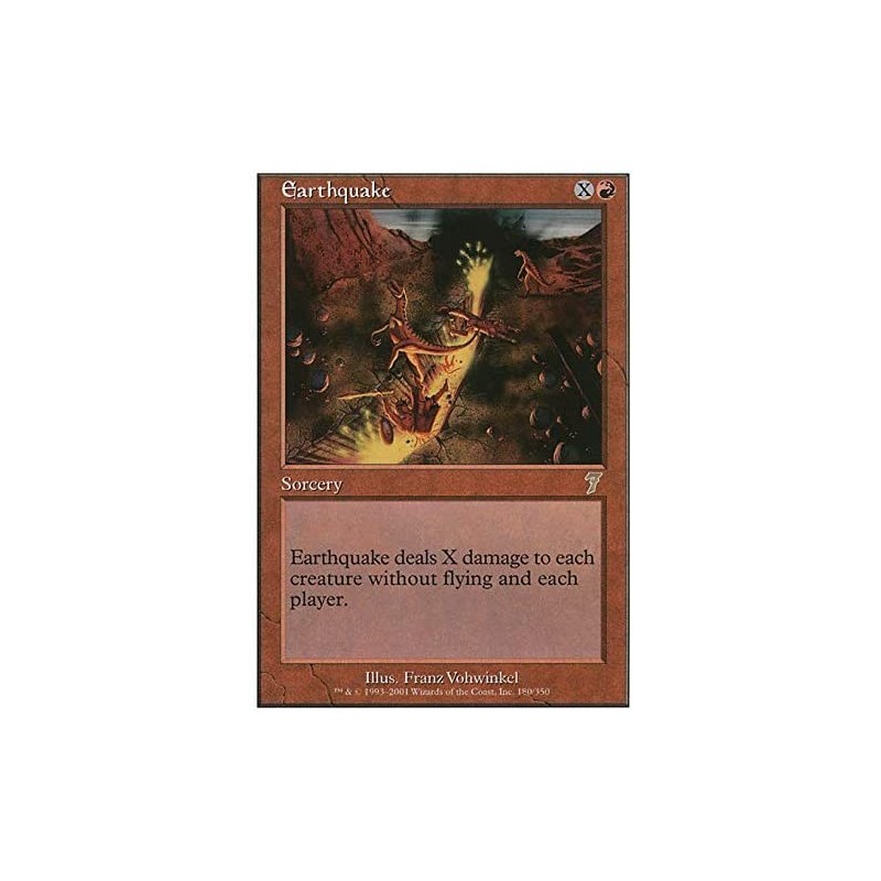 Magic: the Gathering - Earthquake - Seventh Edition $12.21 Card Games