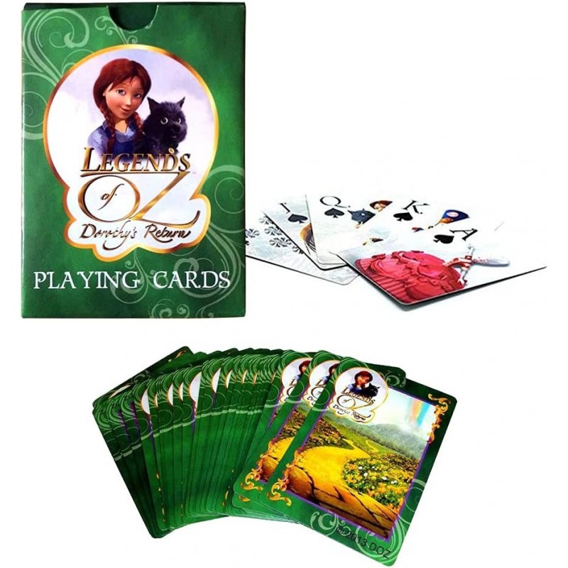 Legends of Oz" Movie Characters - 52 Card Poker Deck with Jokers-Playing Cards For Kids Standard Game Cards Fun Playing Deck ...