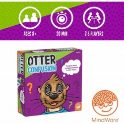 Otter Confusion - The Game Where Wrong Guesses End in Otter Chaos | Family Games and Board Games for Kids $33.83 Card Games