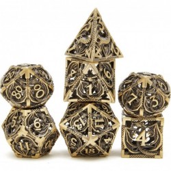 DND Dice Set Dungeons and Dragons Dice Set D&D Role Playing Dice Metal Dice Set 7PCS Suitable for Dungeons and Dragons RPG MT...