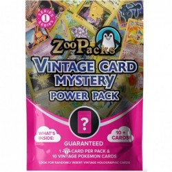 Zoo Packs TCG Vintage 1999 10 Card Lot - 1 1ST Edition Stamped Card Per Pack Guaranteed! $45.97 Card Games