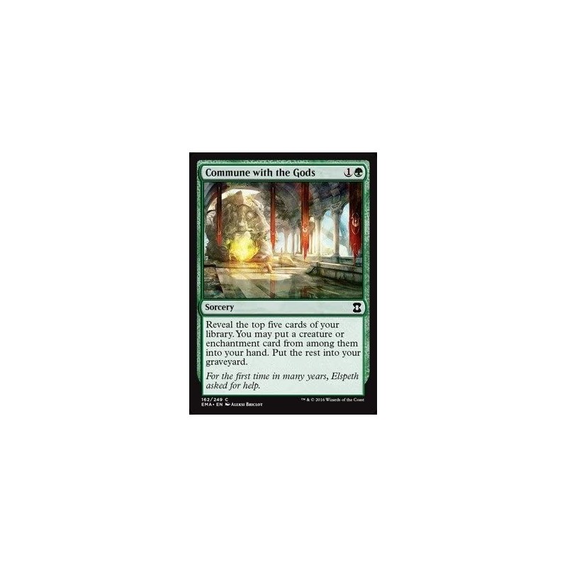 Commune with The Gods (162/249) - Eternal Masters $10.80 Card Games