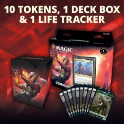 Magic: The Gathering Commander Legends/ Deck – Arm for Battle | 100 Card Ready-to-Play | 1 Foil Commander | Red-White C785900...