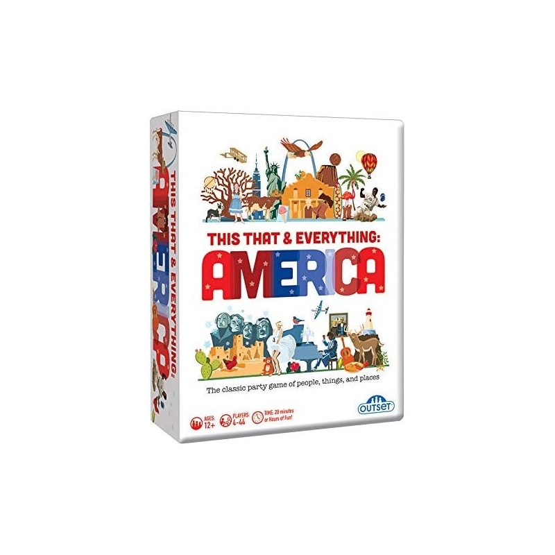 This That and Everything America Party Game - Contains 100 Double-Sided Cards About All Things American - Trivia Game for Kid...