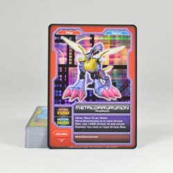 2004 BANDAI Digimon Monsters Card Game Deck (50 Cards) Metalgarurumon on Top $17.46 Card Games