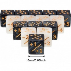 24 Pieces Dice Counters Token Dice Loyalty Dice Marble D6 Dice Cube Compatible with MTG CCG Card Gaming Accessory $20.11 Card...