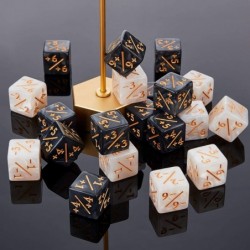 24 Pieces Dice Counters Token Dice Loyalty Dice Marble D6 Dice Cube Compatible with MTG CCG Card Gaming Accessory $20.11 Card...