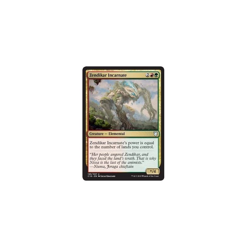 Magic: The Gathering - Zendikar Incarnate - Commander 2018 $10.76 Card Games