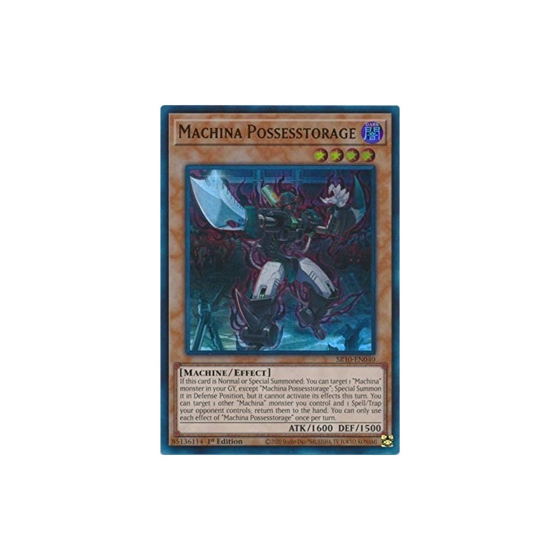 Machina Possesstorage - SR10-EN040 - Super Rare - 1st Edition $12.14 Card Games