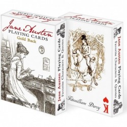 Jane Austen Playing Cards - Gold Back Deck $25.35 Card Games