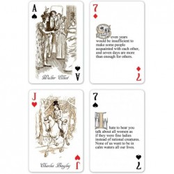 Jane Austen Playing Cards - Gold Back Deck $25.35 Card Games