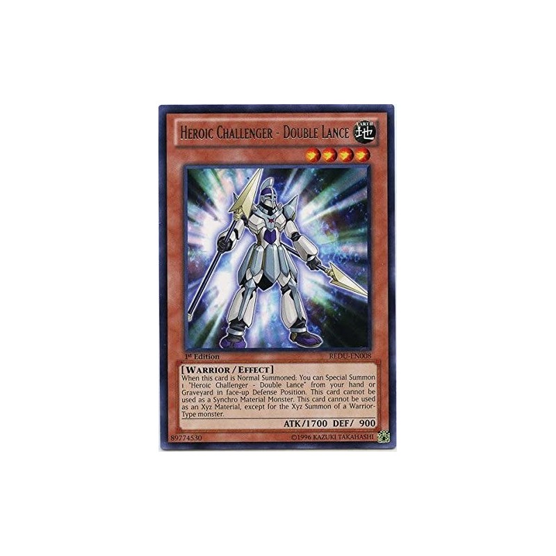 Heroic Challenger - Double Lance (REDU-EN008) - Return of The Duelist - Unlimited Edition - Rare $11.10 Card Games