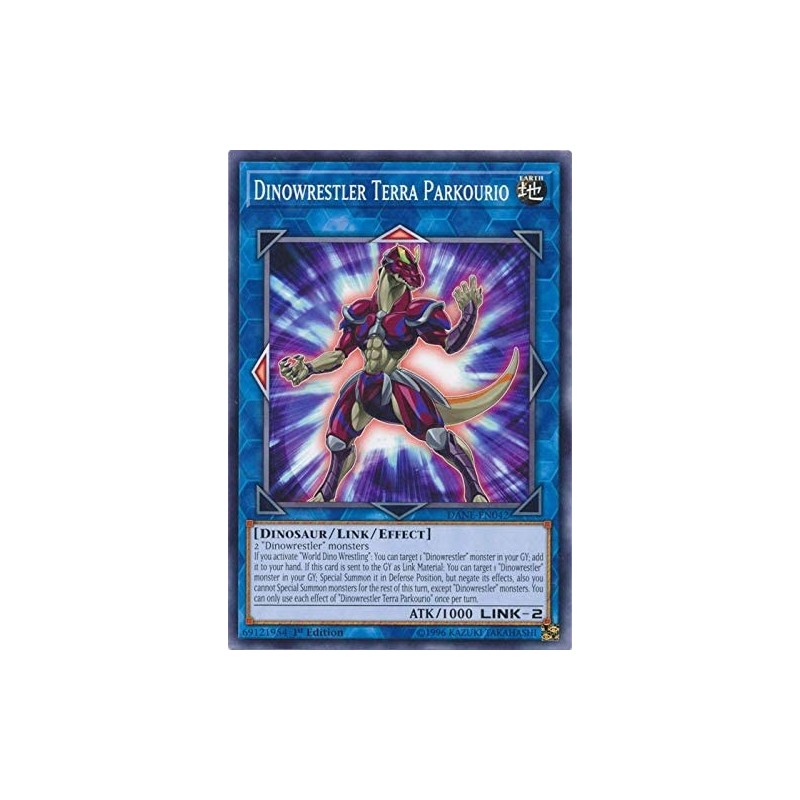 Dinowrestler Terra Parkourio - DANE-EN042 - Common - 1st Edition - Dark Neostorm $10.00 Card Games