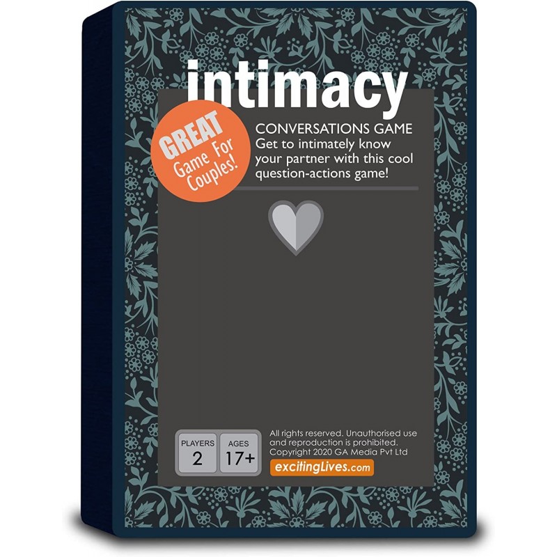 Intimacy: A Romantic Game with Exciting Questions & Actions for Couples Fun $28.48 Card Games