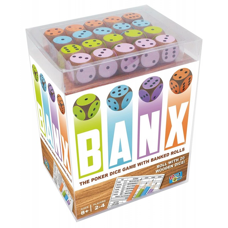 BANX - Poker Dice Game for Ages 8+ - Up to 4 Players for Game Night and Parties - A Classic Dice Game with a Twist! $21.30 Di...