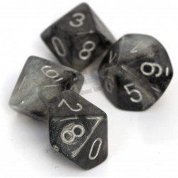 Borealis Light Smoke Luminary 10 x D10 Set [CHX27378] $22.86 Dice Games