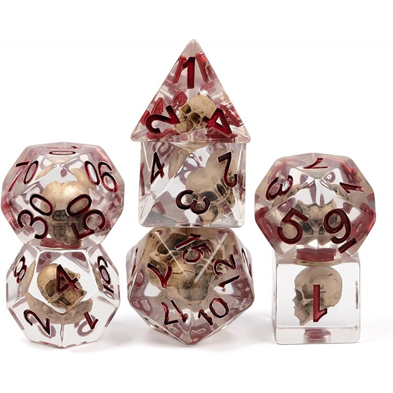 Polyhedral Dice Set DND D&D Dice Set for Dungeons and Dragons Skull Dice for DND RPG MTG and Other Table Games d n d $26.66 G...