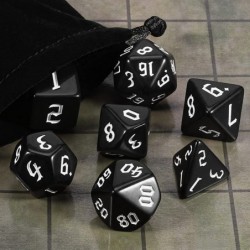 DND Polyhedral Dice Set with Dice Bag for Dungeons and Dragons RPG MTG Role Playing Table Games $13.52 Game Accessories