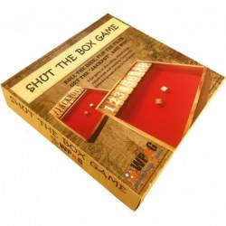 Shut The Box Game Large Wooden Old Fashioned Dice Fun Play $40.06 Game Accessories