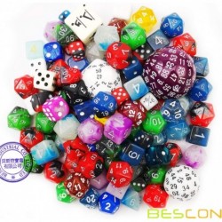 Bescon Big Better Rejects Dice Pack 100+ Second Dice Set 100pcs $30.36 Game Accessories