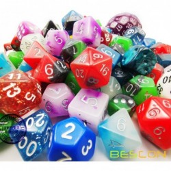 Bescon Big Better Rejects Dice Pack 100+ Second Dice Set 100pcs $30.36 Game Accessories