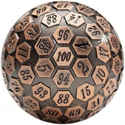 - Orb of Predestined Fate - 60 Sided Metal Dice for Tabletop RPG Adventure Games - D60 Polyhedral Dice Suitable for Dungeons ...