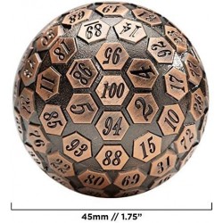 - Orb of Predestined Fate - 60 Sided Metal Dice for Tabletop RPG Adventure Games - D60 Polyhedral Dice Suitable for Dungeons ...