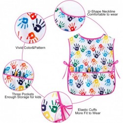 Kids Art Smock Girls Boys Artist Painting Apron with Pockets Sleeveless Smocks for Child 2-7 Years $24.99 Kids' Artist Aprons...