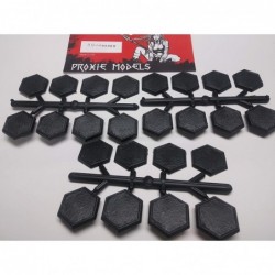 30 mm hex Bases- Proxie Models $16.02 Game Accessories