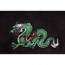 Large Dice Bag with Pockets – Embroidered Green Dragon DND Dice Bag | Green Satin Interior Lining | Man-Handles 150+ Dice $40...