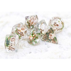 Skull of Death Necromancer DND Dice Set for Dungeons and Dragons Gifts D&D D and D Pathfinder Accessories D20 Polyhedral Resi...