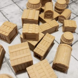 Pine Crates Barrels and Chests $34.92 Game Accessories