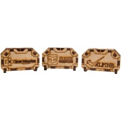 Mettle Shell Crates Sci-Fi Terrain Objects. $43.12 Game Accessories