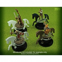 Warhorse Character Mount with 40mm Circular Base Brown $16.67 Game Accessories