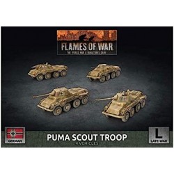 Flames of War: Late War: German: Puma Scout Troop (GBX172) $64.04 Game Accessories