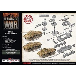 Flames of War: Late War: German: Puma Scout Troop (GBX172) $64.04 Game Accessories