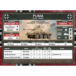 Flames of War: Late War: German: Puma Scout Troop (GBX172) $64.04 Game Accessories