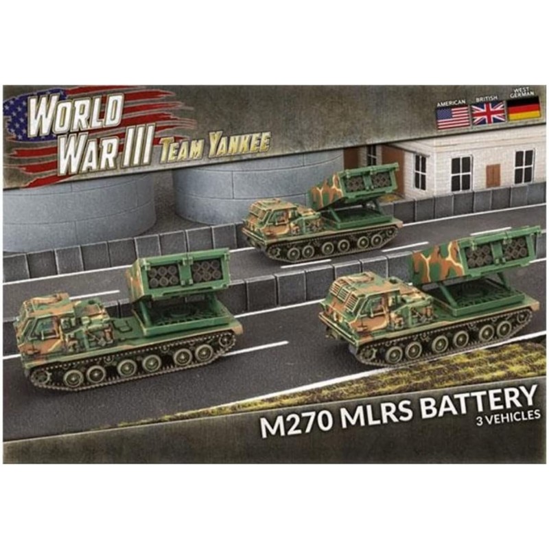 World War III Team Yankee M270 MLRS Battery 3X Plastic Vehicles TUBX25 $55.27 Game Accessories