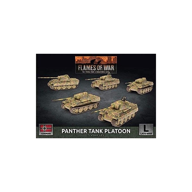 Late War German Panther Tank Platoon $79.16 Game Accessories