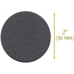 20PK - Blank Miniature Bases 2" Diameter - Designed for 28mm Scale Table Top War Game Miniatures - Plastic Black $27.41 Game ...