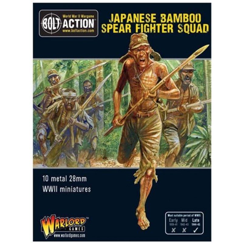 Bolt Action: Japanese Bamboo Spear Fighter Squad $70.12 Game Accessories