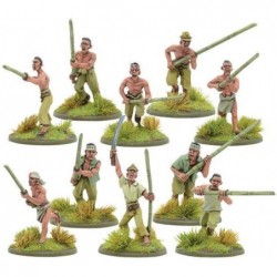 Bolt Action: Japanese Bamboo Spear Fighter Squad $70.12 Game Accessories