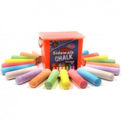 Sidewalk Chalk Jumbo Chalk Non-Toxic Washable Art Set (20-Count) $17.03 Kids' Drawing & Painting Supplies