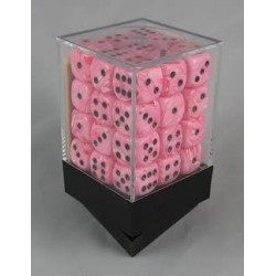 Swirl Pink 6 Sided 12mm Dice 36 Each in Box $58.63 Game Accessories