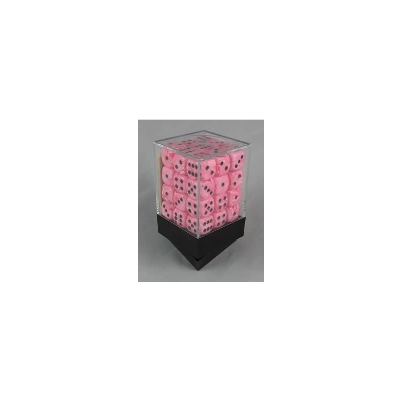 Swirl Pink 6 Sided 12mm Dice 36 Each in Box $58.63 Game Accessories