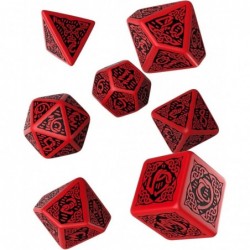 Celtic 3D Dice Red/Black (7) Dice Set $31.18 Game Accessories