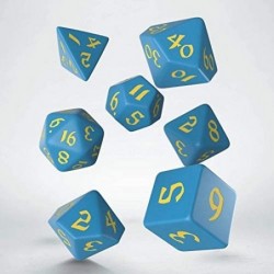 Classic Runic Blue & Yellow Dice Set (7) $13.90 Game Accessories